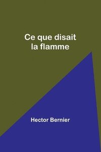 bokomslag Ce que disait la flamme