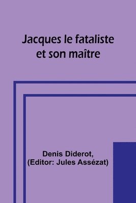 bokomslag Jacques le fataliste et son maitre