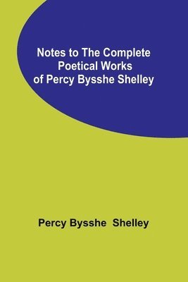 bokomslag Notes to the Complete Poetical Works of Percy Bysshe Shelley