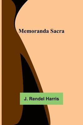 Memoranda Sacra 1