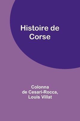 bokomslag Histoire de Corse