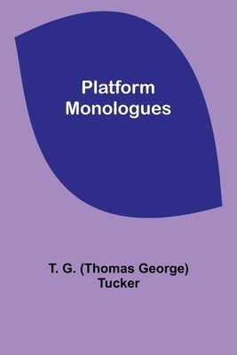 bokomslag Platform Monologues