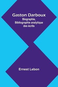 bokomslag Gaston Darboux