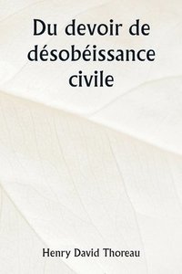 bokomslag Du devoir de dsobissance civile