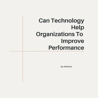 bokomslag Can Technology Help Organizations To