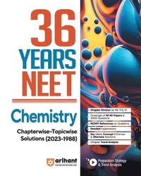 bokomslag 36 Years' Chapterwise Topicwise Solutions NEET Chemistry 1988-2023