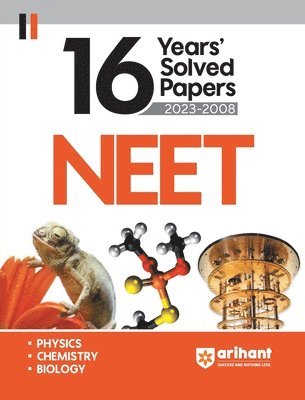 bokomslag 16 Years' NEET Solved Papers 2023-2008