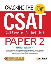 bokomslag Arihant Cracking The CSAT (Civil Services Aptitude Test) Paper-2
