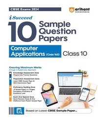 bokomslag Arihant CBSE Sample Question Papers Class 10 Computer Application Book for 2024 Board Exam