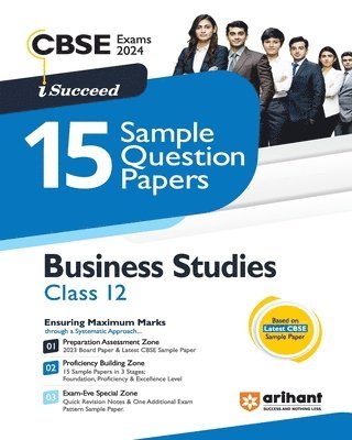 Arihant CBSE Sample Question Papers Class 12 Business Studies Book for 2024 Board Exam 1