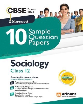 Arihant CBSE Sample Question Paper Class 12 Sociology Book for 2024 Exam 1