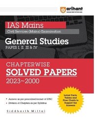 bokomslag Arihant IAS Mains Chapterwise Solved Papers General Studies 2024