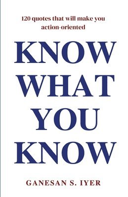 Know What You Know