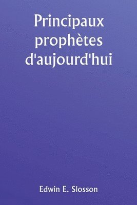 bokomslag Principaux prophtes d'aujourd'hui