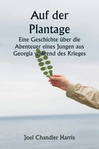 bokomslag Auf der Plantage Eine Geschichte ber die Abenteuer eines Jungen aus Georgia whrend des Krieges