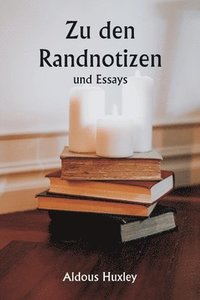 bokomslag Zu den Randnotizen und Essays