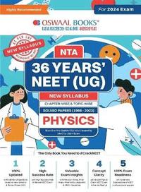 bokomslag Oswaal NEET (UG) 36 Years Chapter-wise Topic-wise Solved Papers Physics For 2024 Exams ( New Edition)