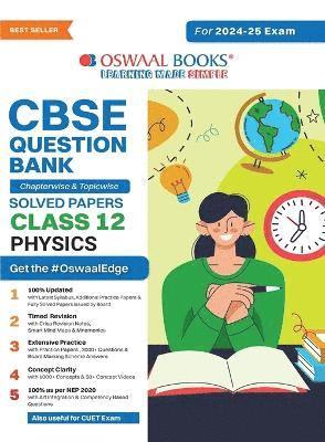 Oswaal CBSE Question Bank Class 12 Physics, Chapterwise and Topicwise Solved Papers For Board Exams 2025 1