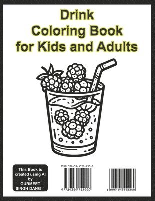 bokomslag Drink Coloring Book for Kids and Adults