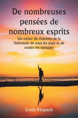 bokomslag De nombreuses penses de nombreux esprits Un trsor de citations de la littrature de tous les pays et de toutes les poques