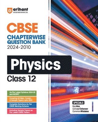 Punya Pratap, S K Singh, Sk Singh Punya Pratap, SK Singh Punya Pratap - Arihant Cbse Chapterwise-Question Bank Physics for Class 12, Häftad