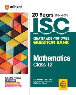 Isc Chapter Wise Mathematics Class 12