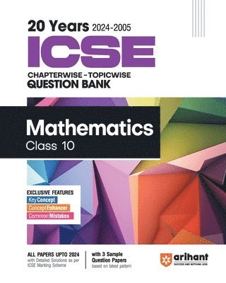 Icse Chapter Wise Mathematics Class 10