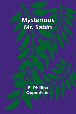 Mysterious Mr. Sabin 1