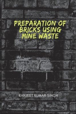Ranjeet Kumar Singh, RANJEET KUMAR SINGH - Preparations of Bricks Using Mine Waste, Häftad