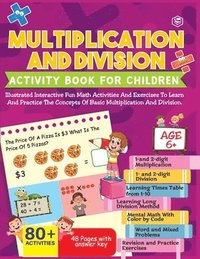 bokomslag Multiplication and Division Activity Book For Children - 80+ Activities Inside [Paperback]