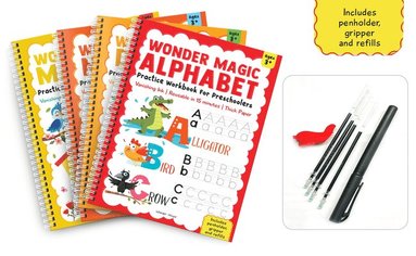 bokomslag Wonder Magic Pack of 4 Books (Maths, Drawing, Numbers & Alphabet)