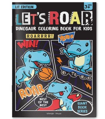 Let's Roar Giant Coloring Book for Kids 1