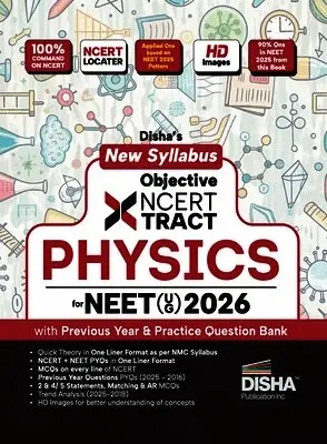 Disha Experts - Disha New Syllabus Objective NCERT Xtract Physics for NEET 2026 (UG) with Previous Year & Practice Question Bank Theory, NCERT MCQs, Tips on your Fing, Häftad. Tillgänglighet: Lägg i varukorg