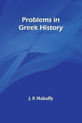 bokomslag Problems in Greek history