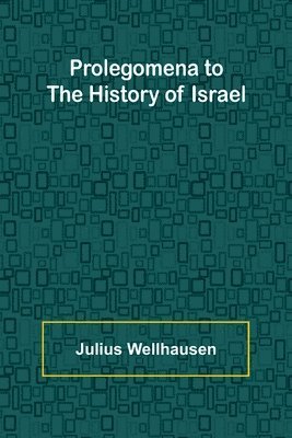 bokomslag Prolegomena to the History of Israel