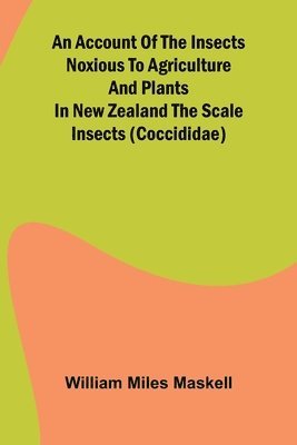 An Account of the Insects Noxious to Agriculture and Plants in New Zealand The Scale Insects (Coccididae) 1