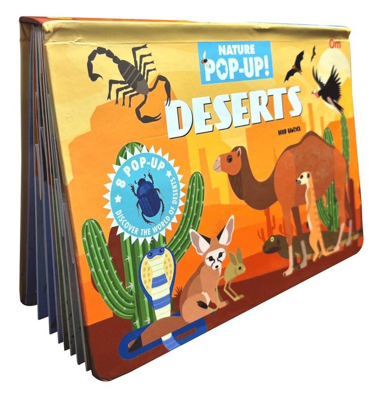 Pop Up Deserts Book for Kids