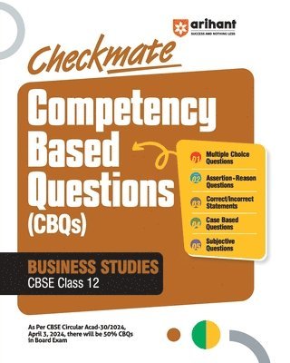 Preeti Chaudhary - Checkmate Competency Based Questions (Cbqs) Business Studies Cbse Class 12, Häftad