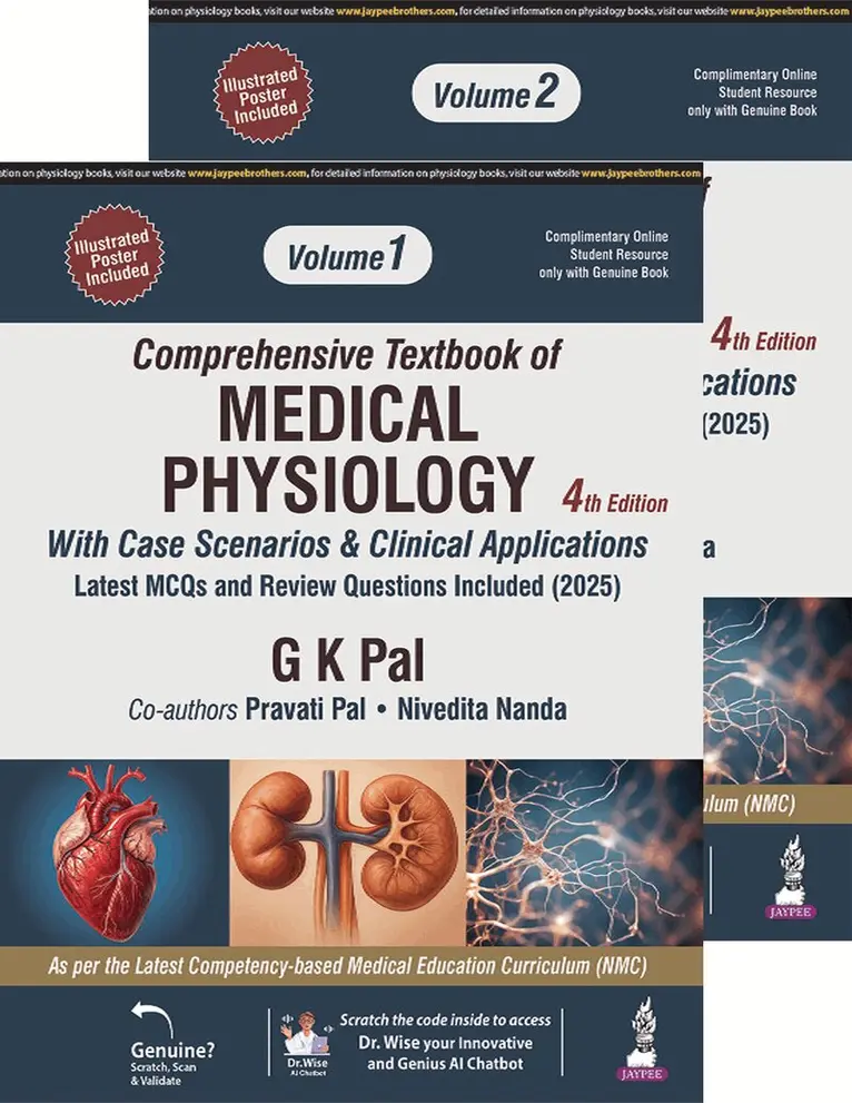 GK PAL, Pravati Pal, Nivedita Nanda - Comprehensive Textbook of Medical Physiology, Häftad. Tillgänglighet: Lägg i varukorg