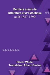 bokomslag Derniers essais de littrature et d'esthtique