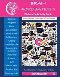 bokomslag Brain Acrobatics Level 2: Children's activity book - Intermediate level for children aged 10 and above