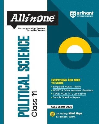 bokomslag All in One Cbse Political Science Cbse Class 11