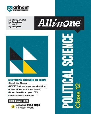 bokomslag All in One Cbse Political Science Cbse Class 12