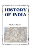 William C Pearce - HISTORY OF INDIA, Häftad