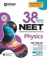 Sunny Kumar - Arihant 38 Years NEET Physics Chapterwise Topicwise Solved Papers (1988 to 2025) 1500+ MCQs with NCERT References, Concept Enhancer, Difficulty Level Sorting Includes Manipur 2023 and Re-NEET 2022 and 2024�, Häftad