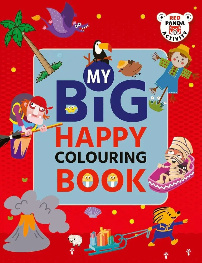 Red Panda - My Big Happy Colouring Book, Häftad. Tillgänglighet: Lägg i varukorg