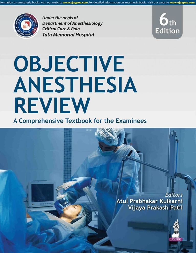Atul Prabhakar Kulkarni, Vijaya Prakash Patil - Objective Anesthesia Review, Häftad
