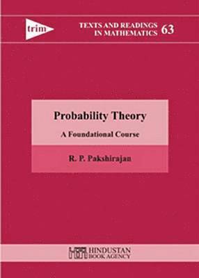 R. P. Pakshirajan, R.P Pakshirajan - Probability Theory, Inbunden