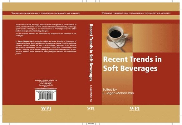 L. Jagan Mohan Rao, K. Ramalakshmi - Recent Trends in Soft Beverages, Inbunden