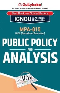 bokomslag MPA-015 Public Policy and Analysis